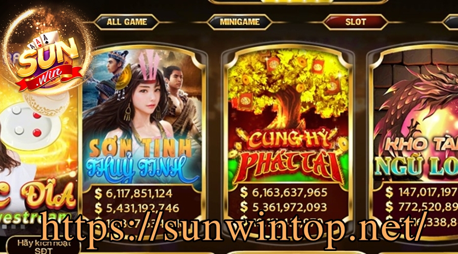 Game slot nổ hũ Sunwin có luật chơi khá đơn giản