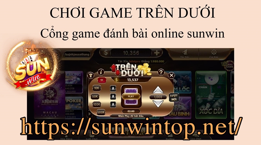 Hướng dẫn chơi game Trên Dưới 