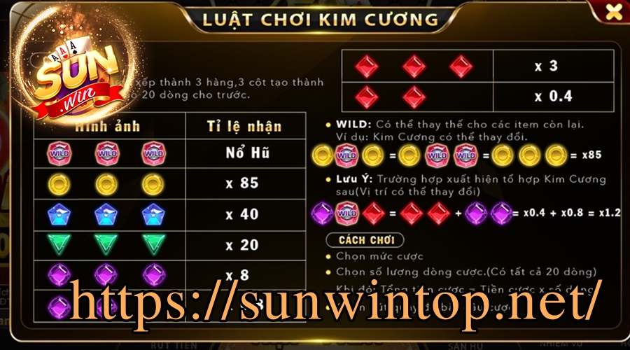 Luật chơi Kim Cương siêu đơn giản